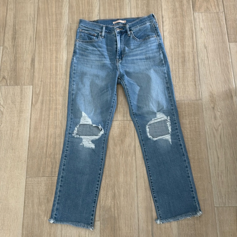 Levi’s 724 High Rise Straight Crop Size 28